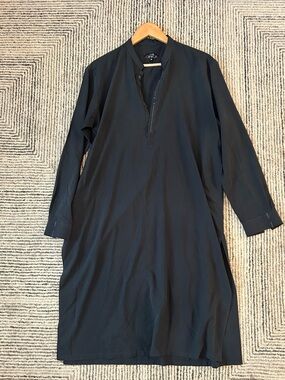 Almirah Dark Gray Kameez Shalwar Tunic Button Longsleeve Size Medium Men’s